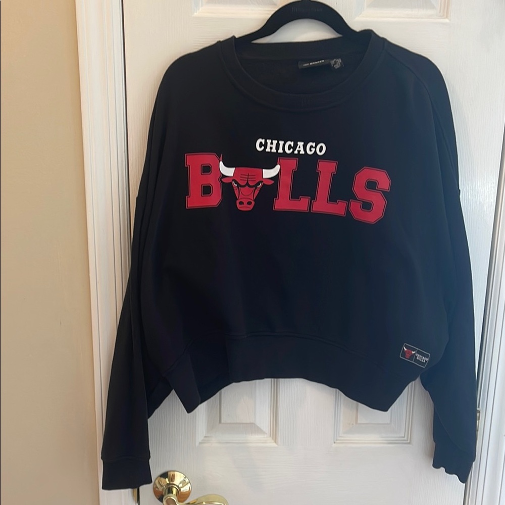 Chicago Bulls Black oversized sweatshirt